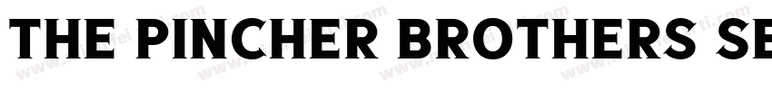 The Pincher Brothers Serif字体转换